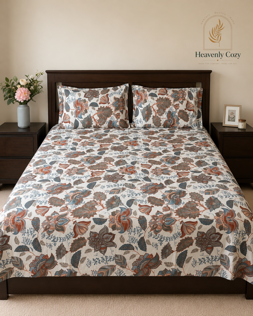 Queen ~ Classic Bloom Bedsheet