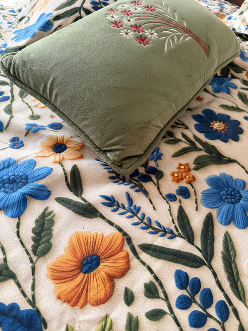 9D Effect Queen Bedsheet Set