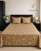 Cozy Floral Queen Bedsheet